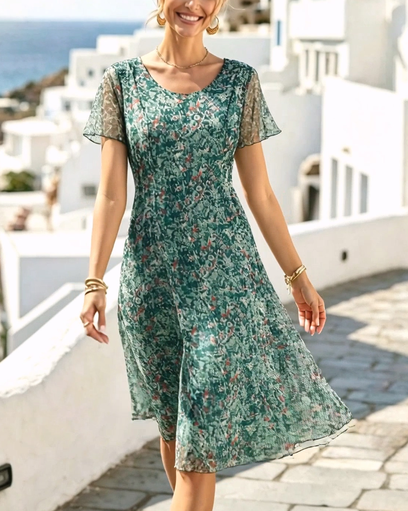 AMARA PRINTED DRESS