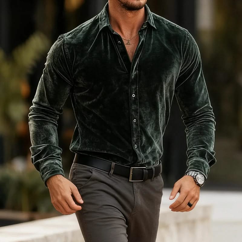 CAMISA DE TERCIOPELO ELITE