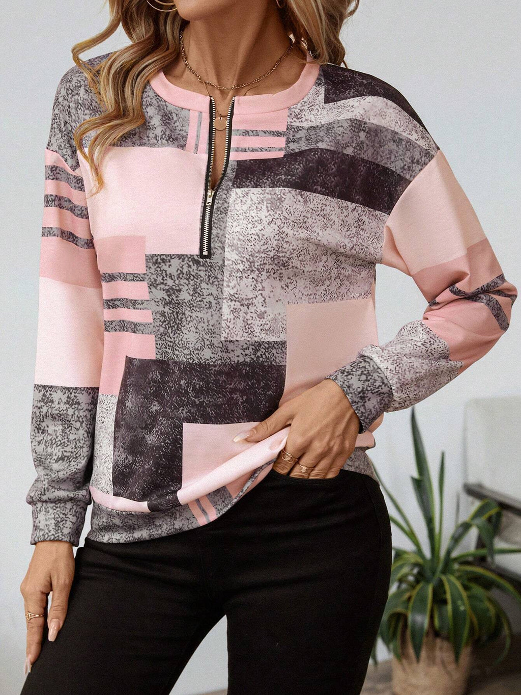 ROWAN COSY ZIP SWEATER
