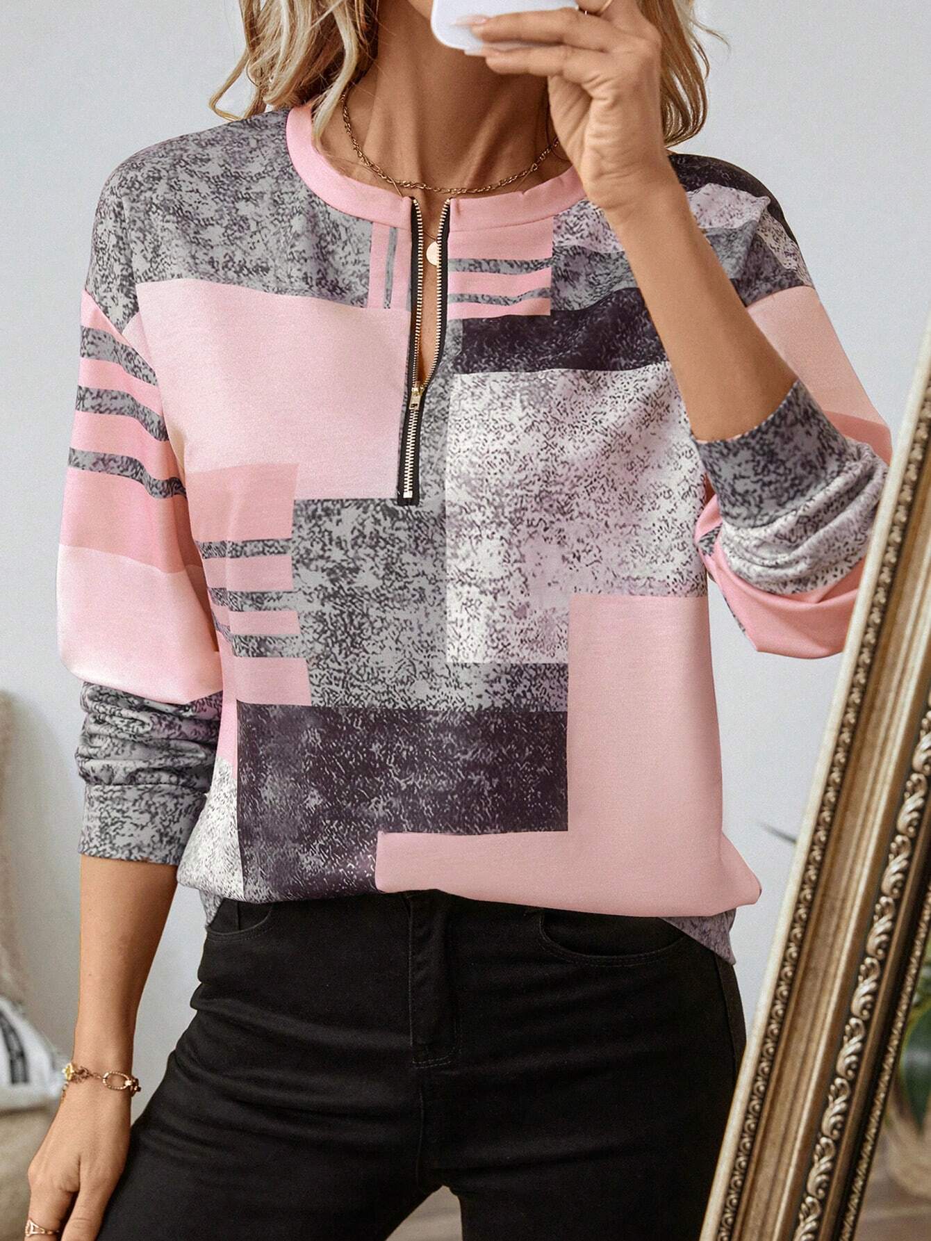 ROWAN COSY ZIP SWEATER