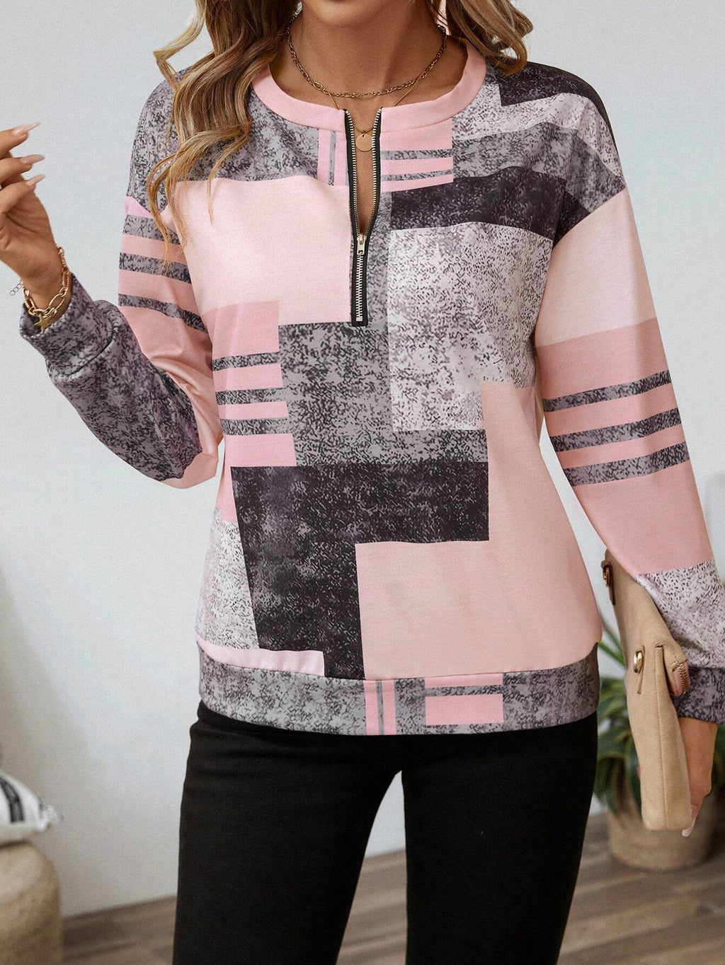 ROWAN COSY ZIP SWEATER