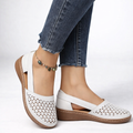MIRENA GRACE LEATHER FLATS