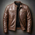 Chaqueta DILAN de cuero vintage