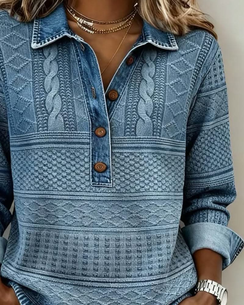 NIVELLE MODERN HALF-BUTTON SWEATER