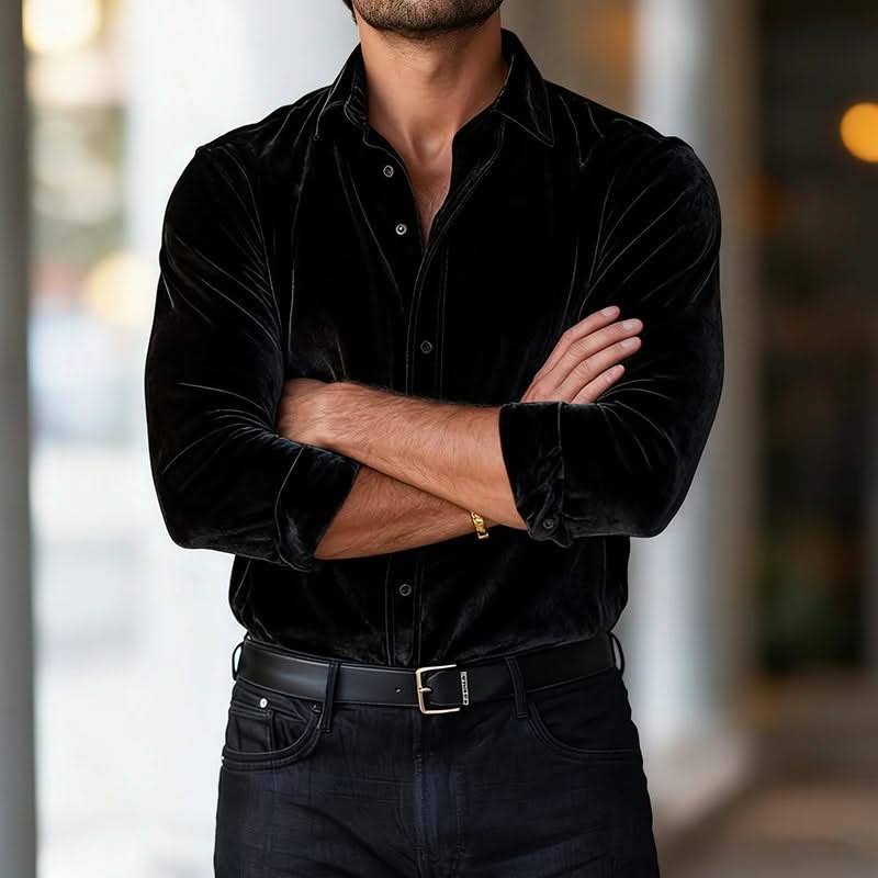CAMISA DE TERCIOPELO ELITE