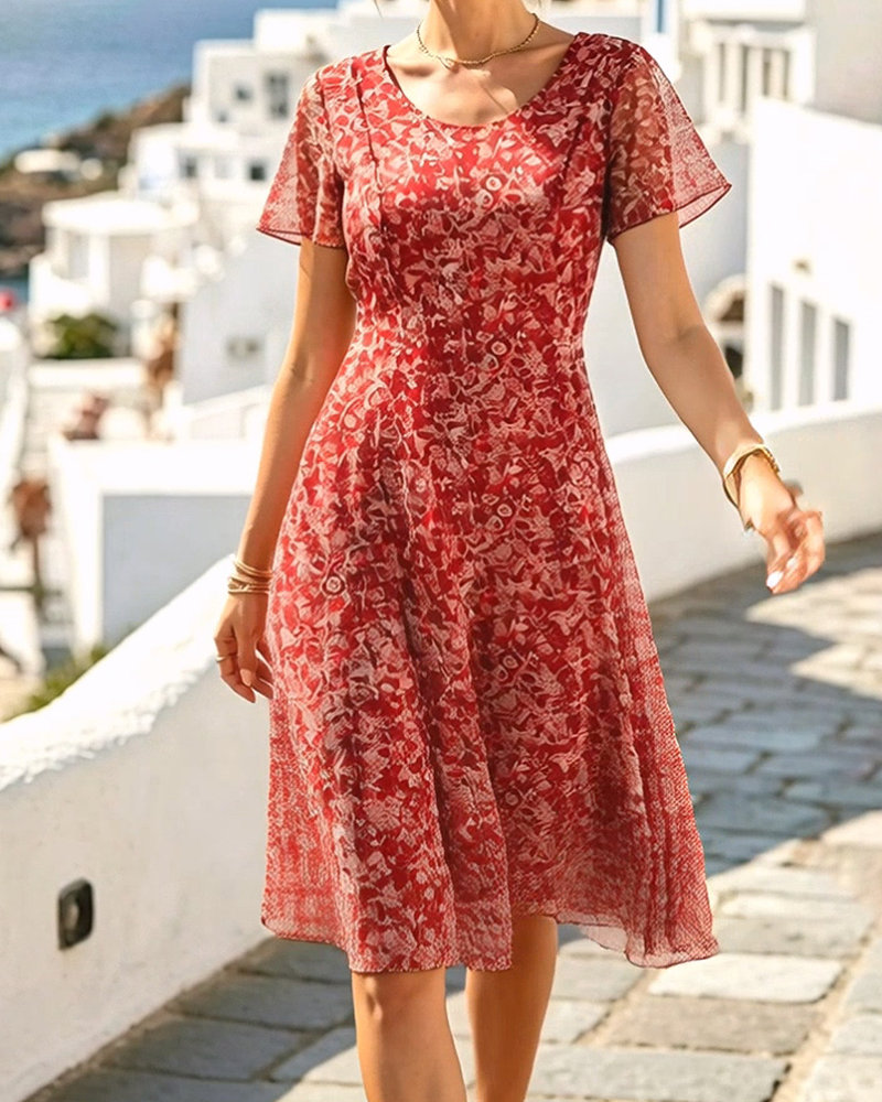 AMARA PRINTED DRESS
