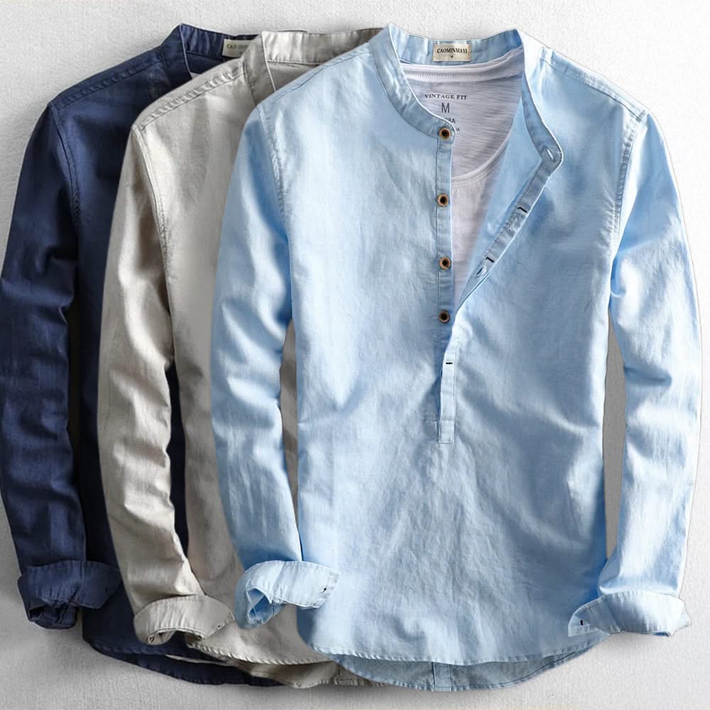 CAMISA DE LINO PREMIUM CORDEN