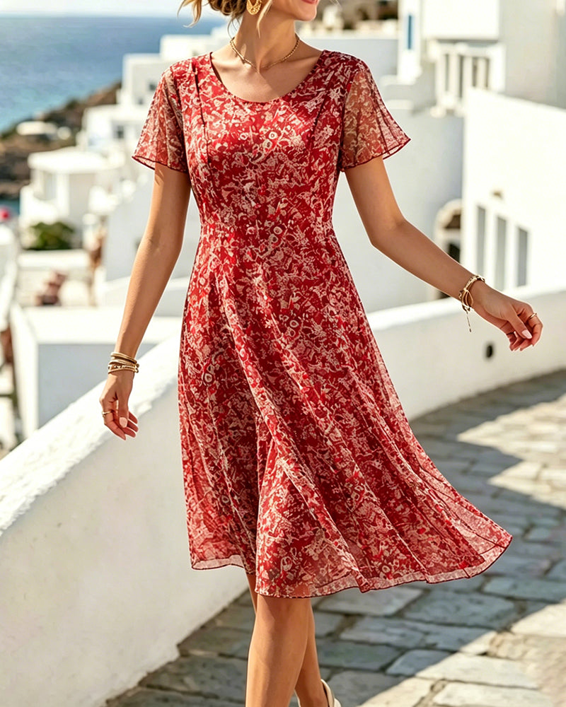 AMARA PRINTED DRESS