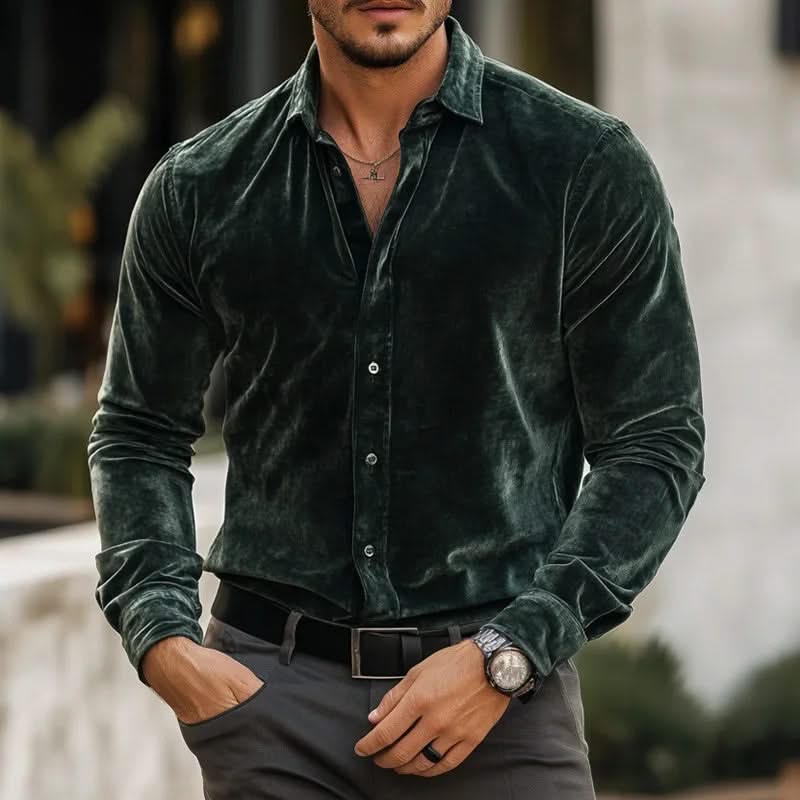 CAMISA DE TERCIOPELO ELITE
