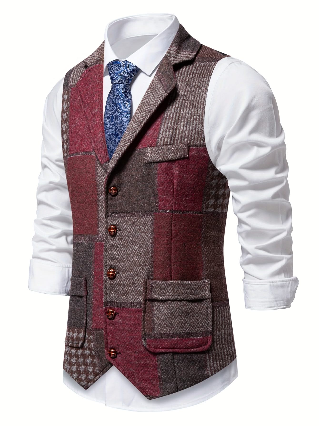 CALDWELL HERRINGBONE VEST