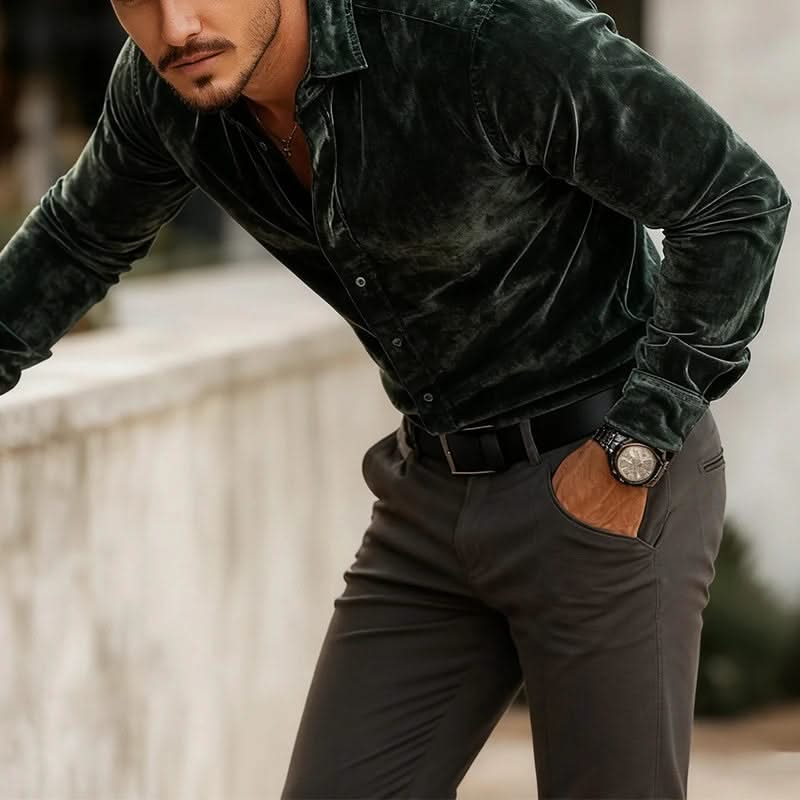 CAMISA DE TERCIOPELO ELITE