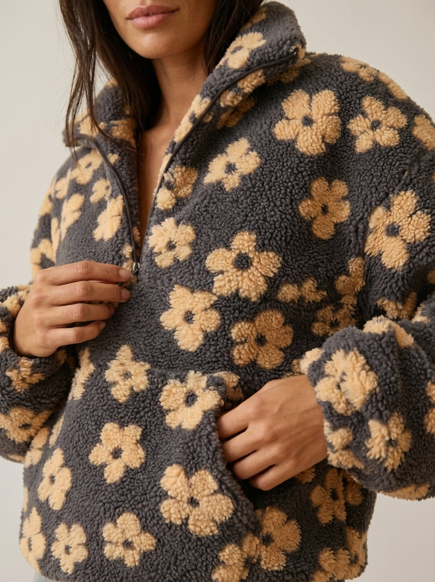 Daisy - Sudadera Fleece Bloom