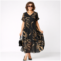 GRACEFUL SHORT SLEEVE DRESS