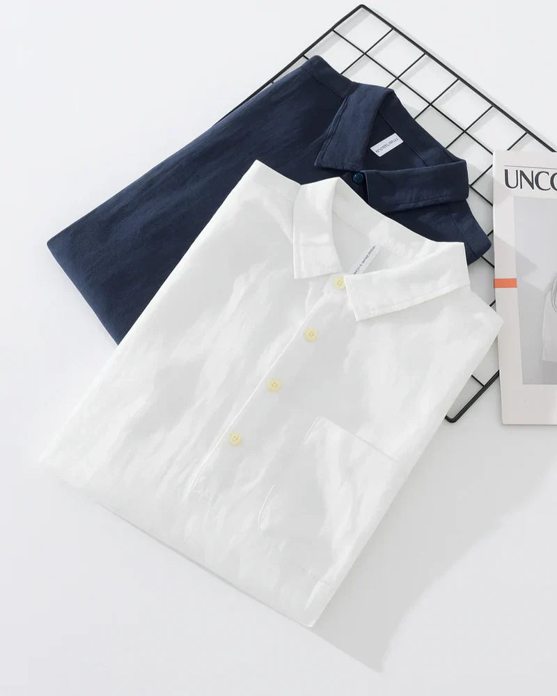 Camisa AMALFI Mezcla de Lino y Algodón