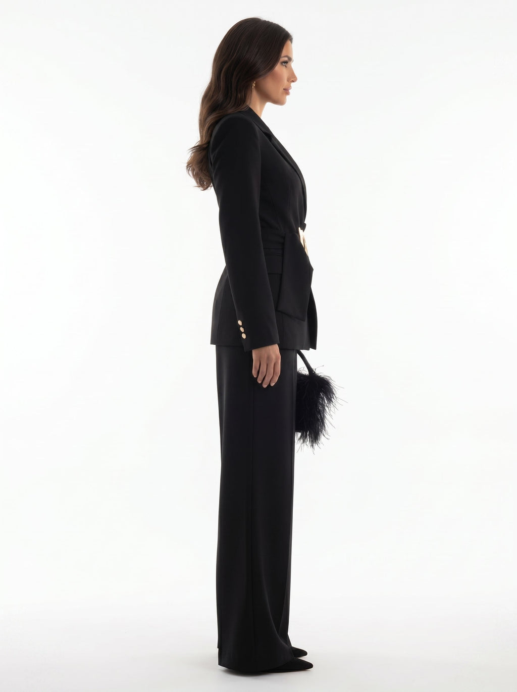 Dalila™ - Traje Sastre de Alta Ejecutiva con Cinturón Joya