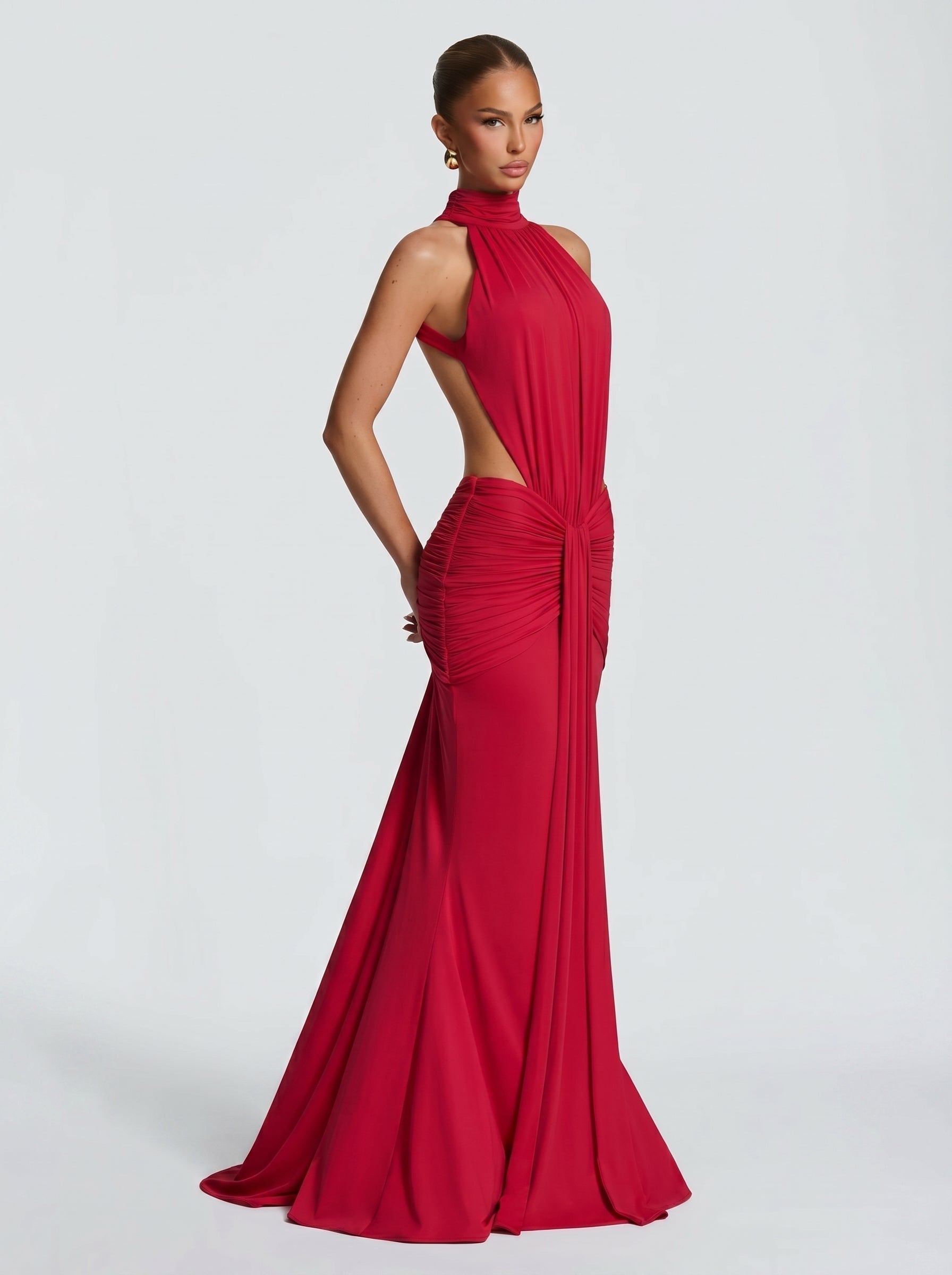 Sara™ - Vestido de Gala Fluido con Abertura
