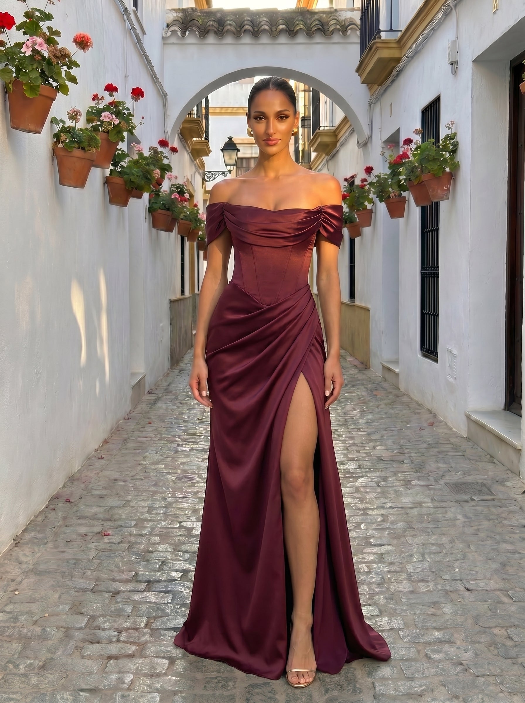 Lola™ - Vestido Riona Cereza
