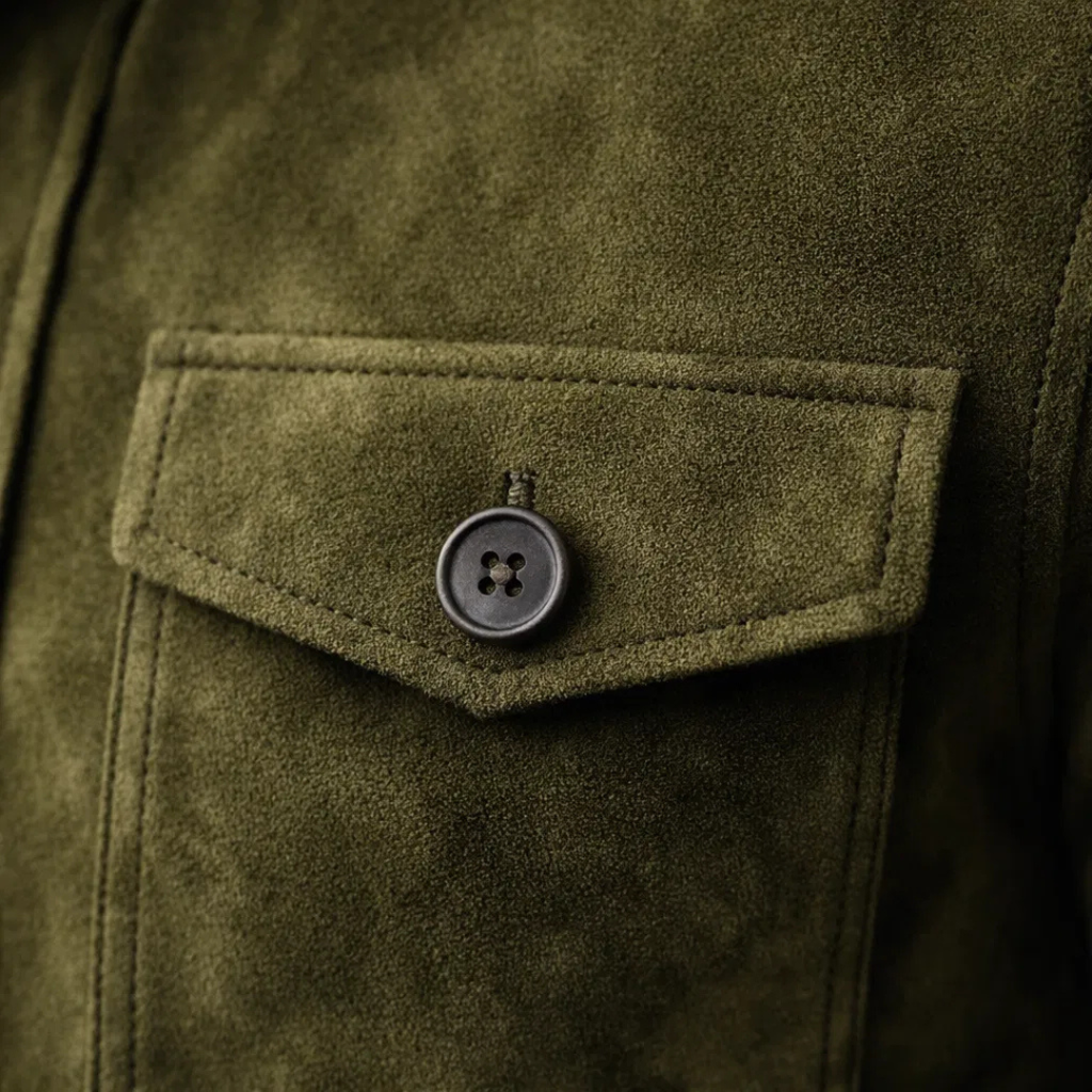 Chaqueta MILANO Ante Italiano Estructurado