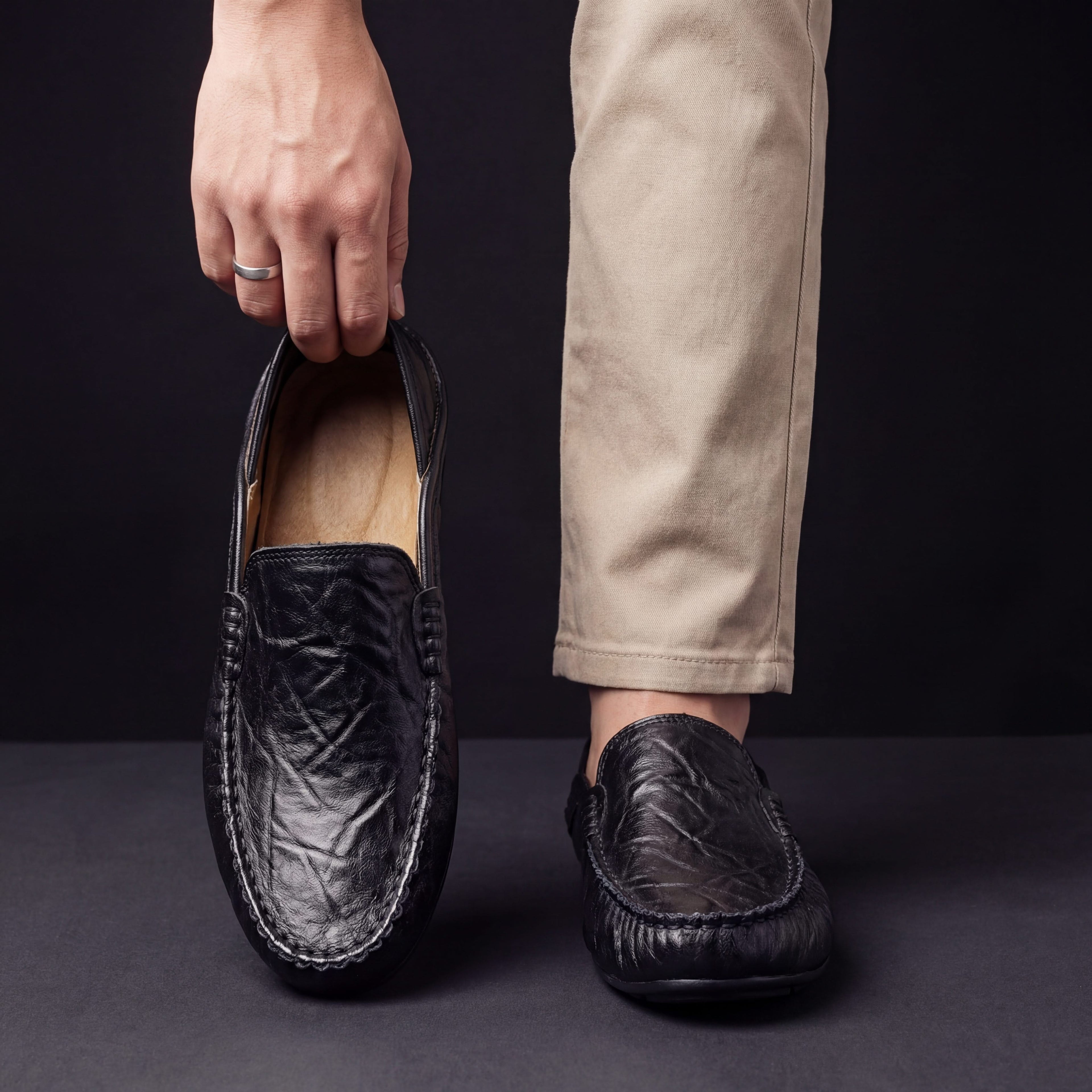 HENRY LEATHER LOAFERS