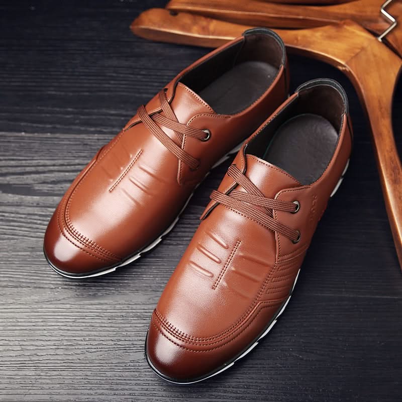 PETERSEN LEATHER TRAINERS