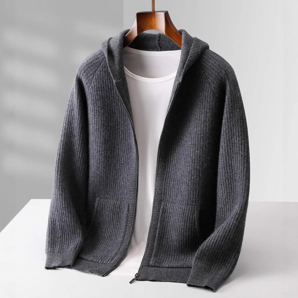 SORRENTO CASHMERE ZIP HOODIE
