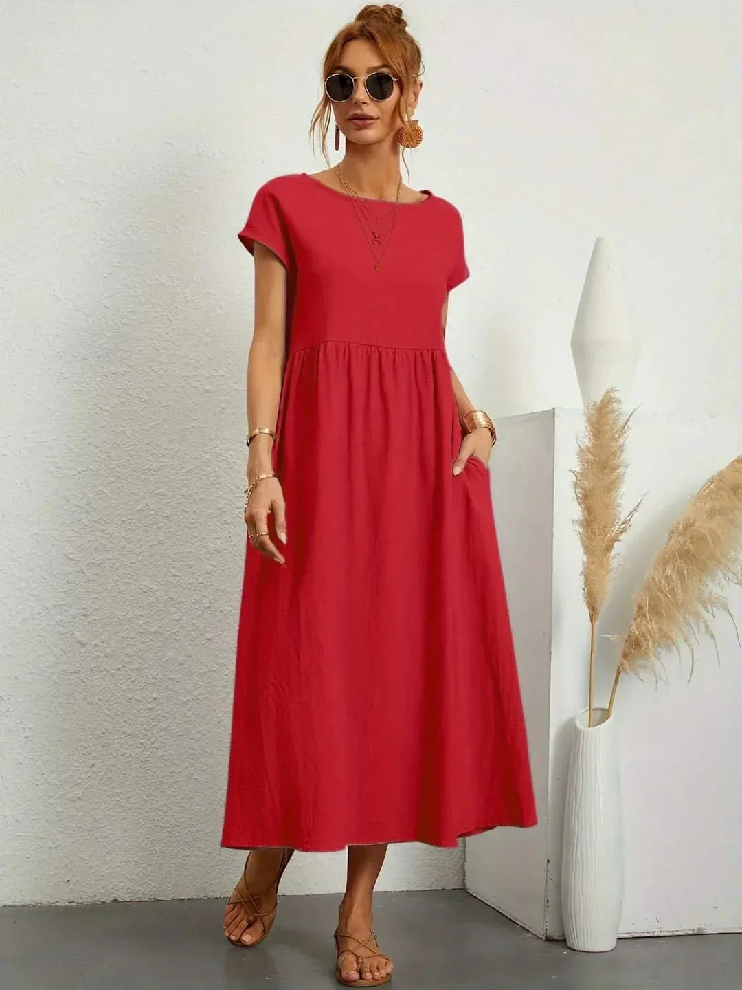 VESTIDO EVA FLUIDO LUXE