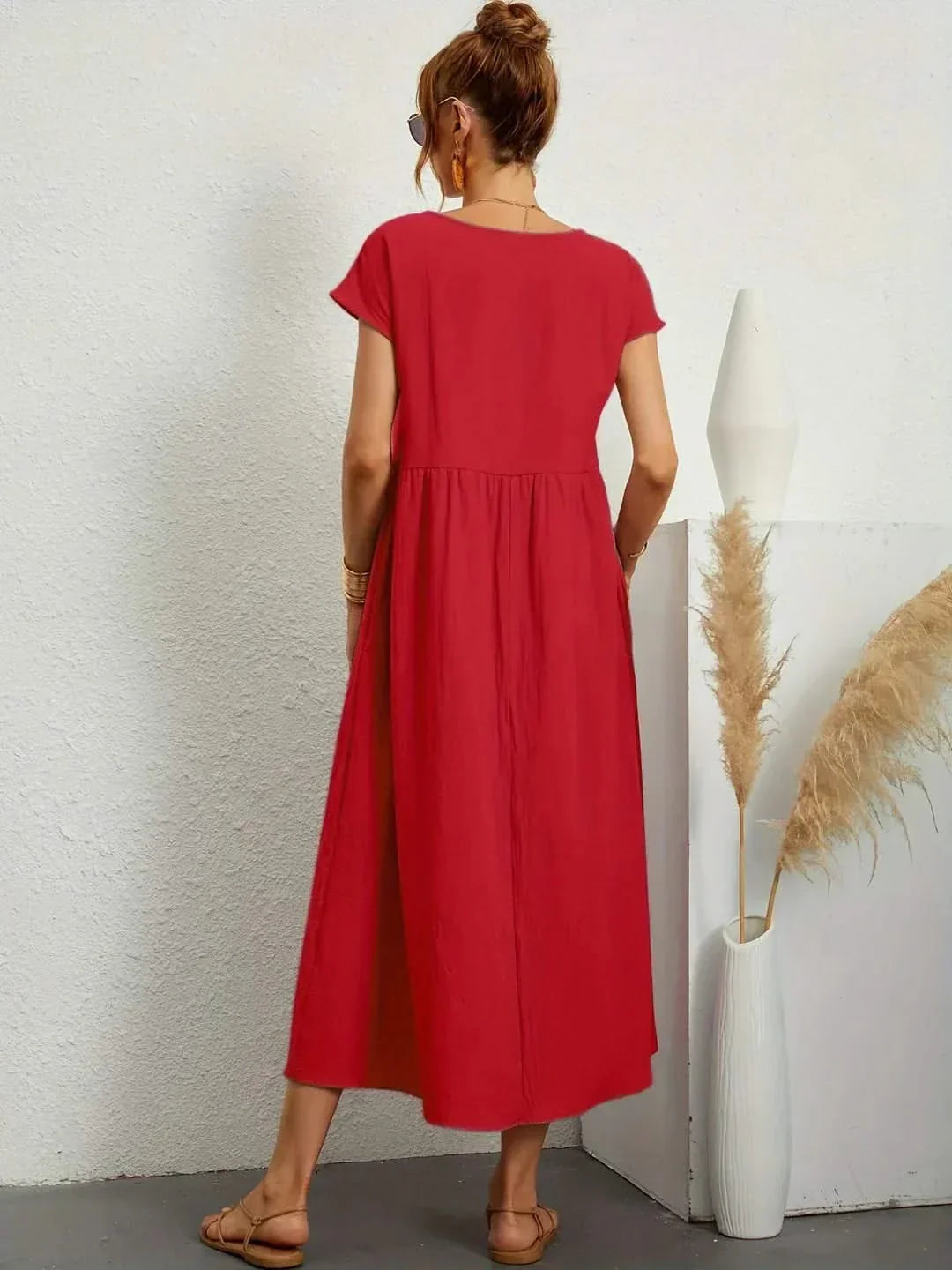 VESTIDO EVA FLUIDO LUXE