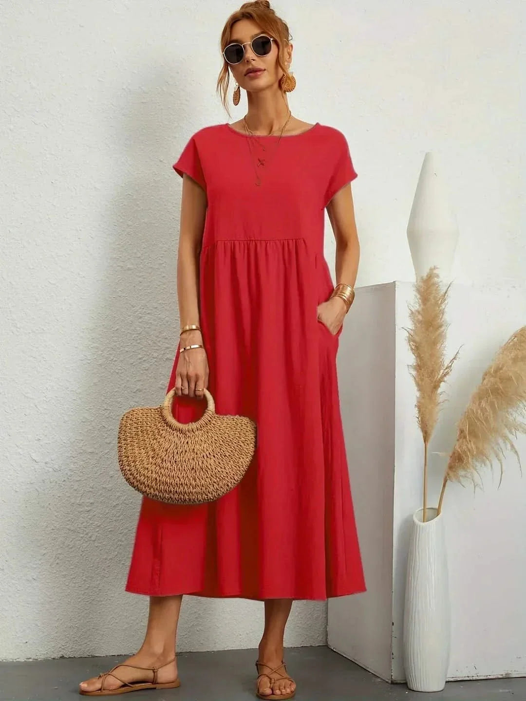 VESTIDO EVA FLUIDO LUXE