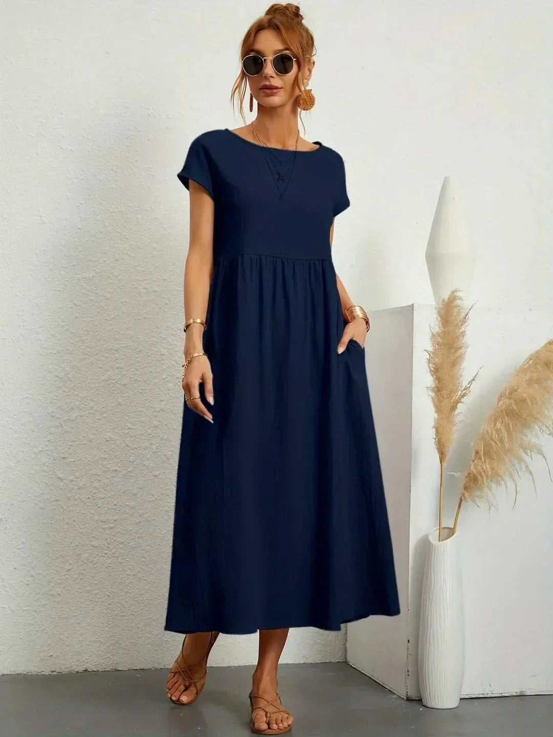 VESTIDO EVA FLUIDO LUXE