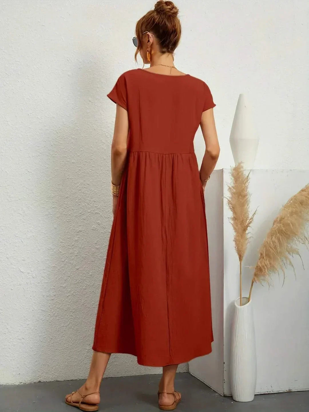 VESTIDO EVA FLUIDO LUXE