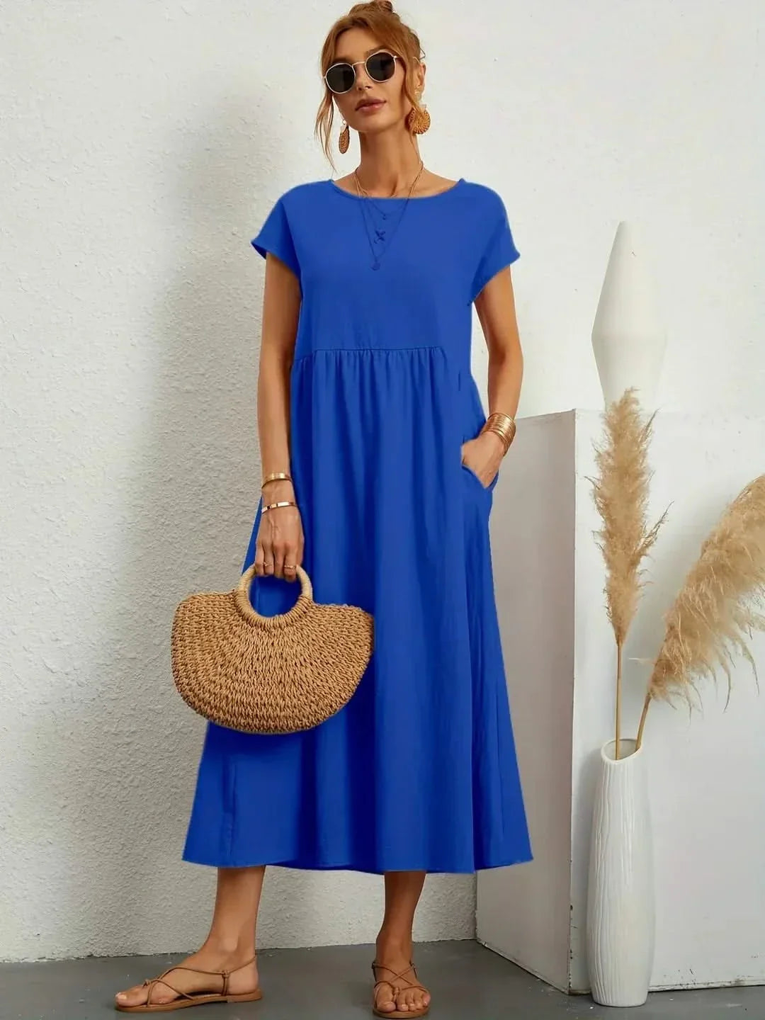 VESTIDO EVA FLUIDO LUXE