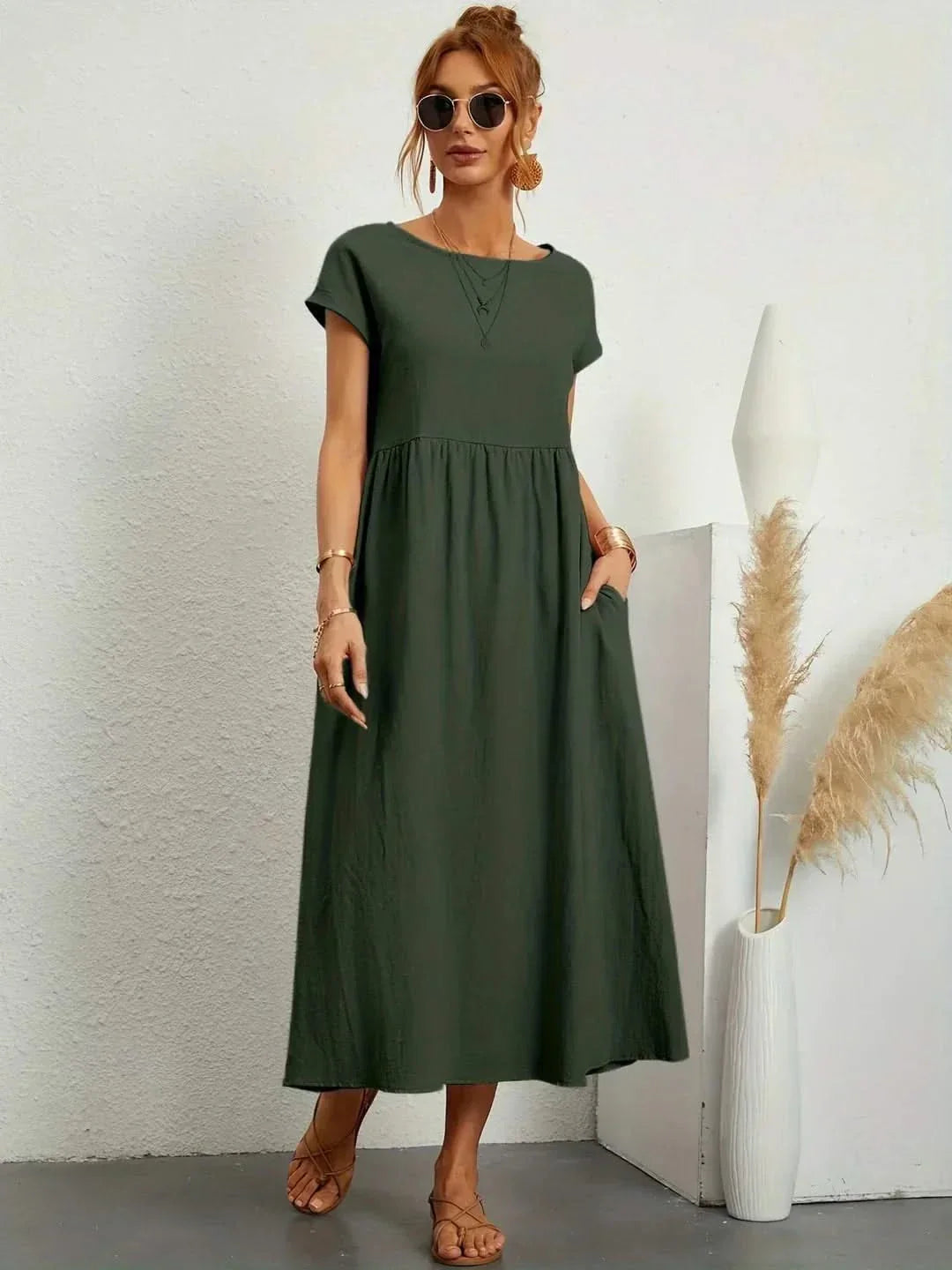 VESTIDO EVA FLUIDO LUXE