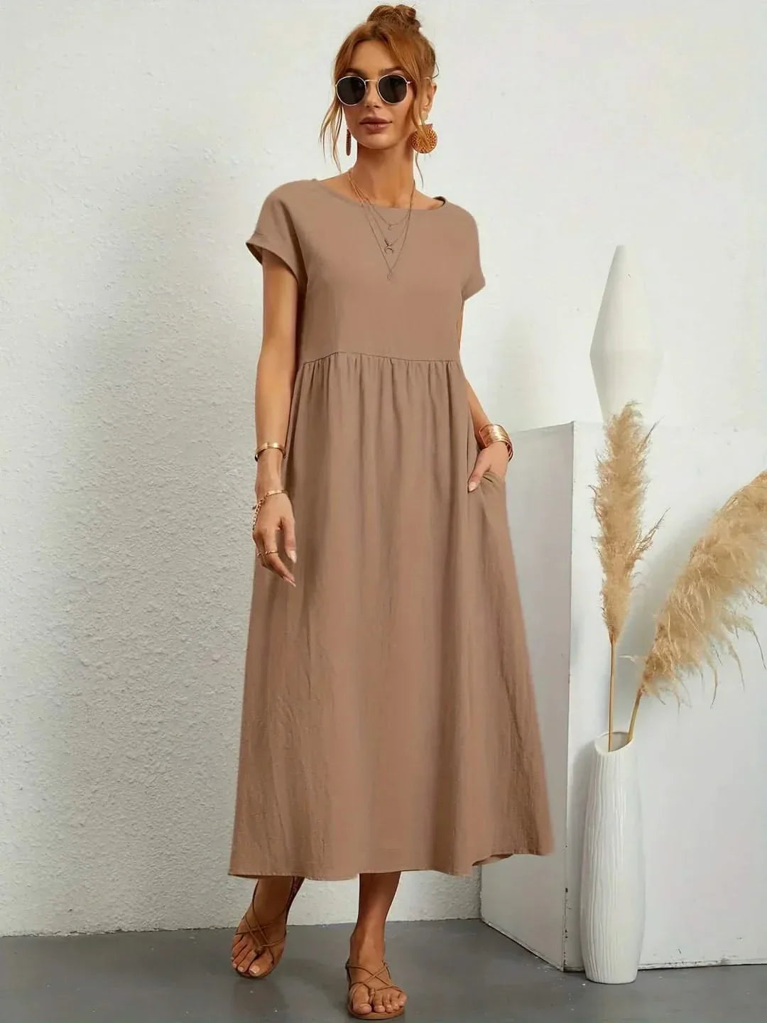 VESTIDO EVA FLUIDO LUXE