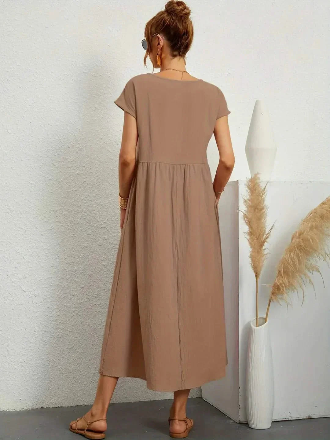 VESTIDO EVA FLUIDO LUXE