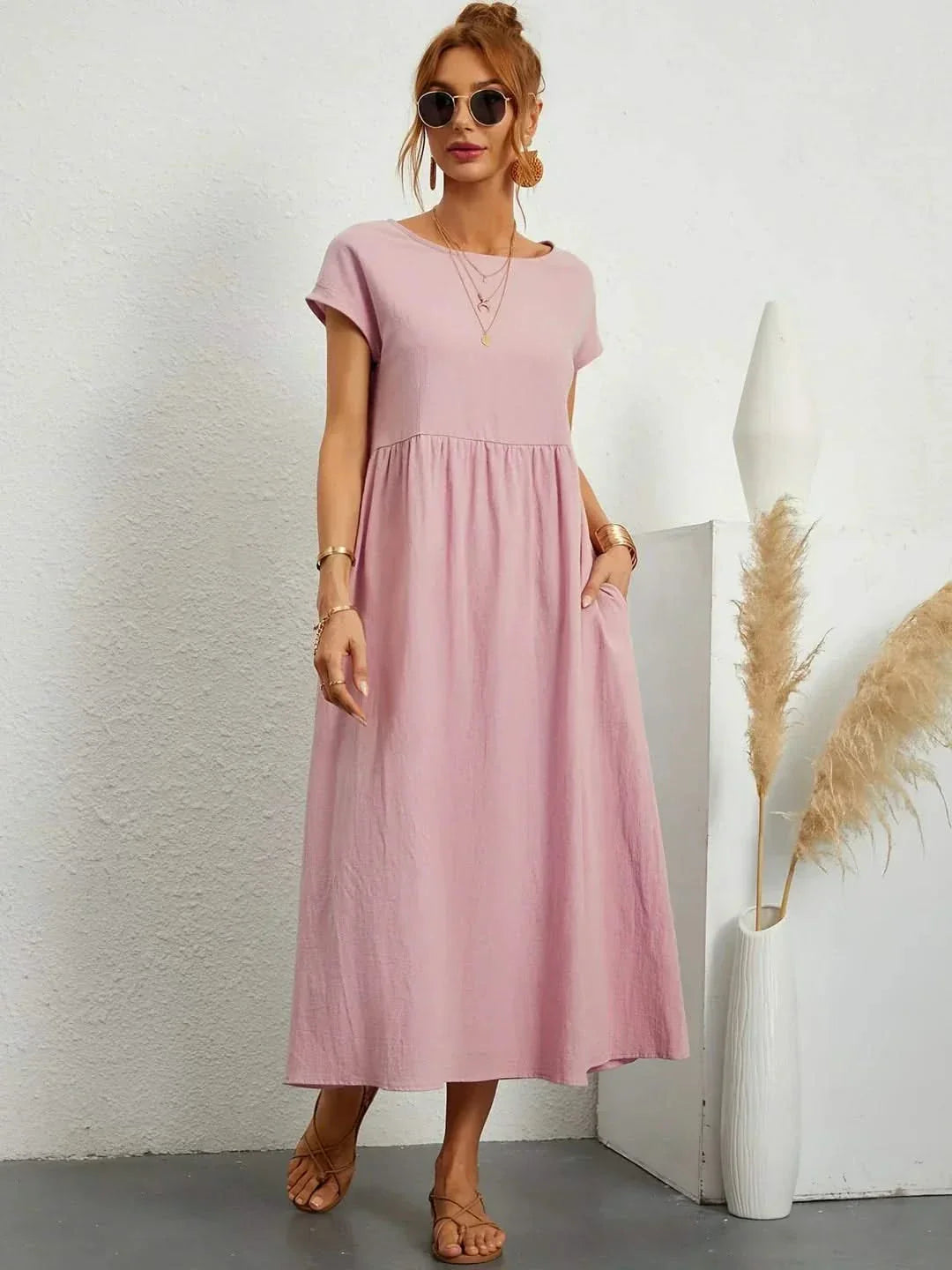 VESTIDO EVA FLUIDO LUXE
