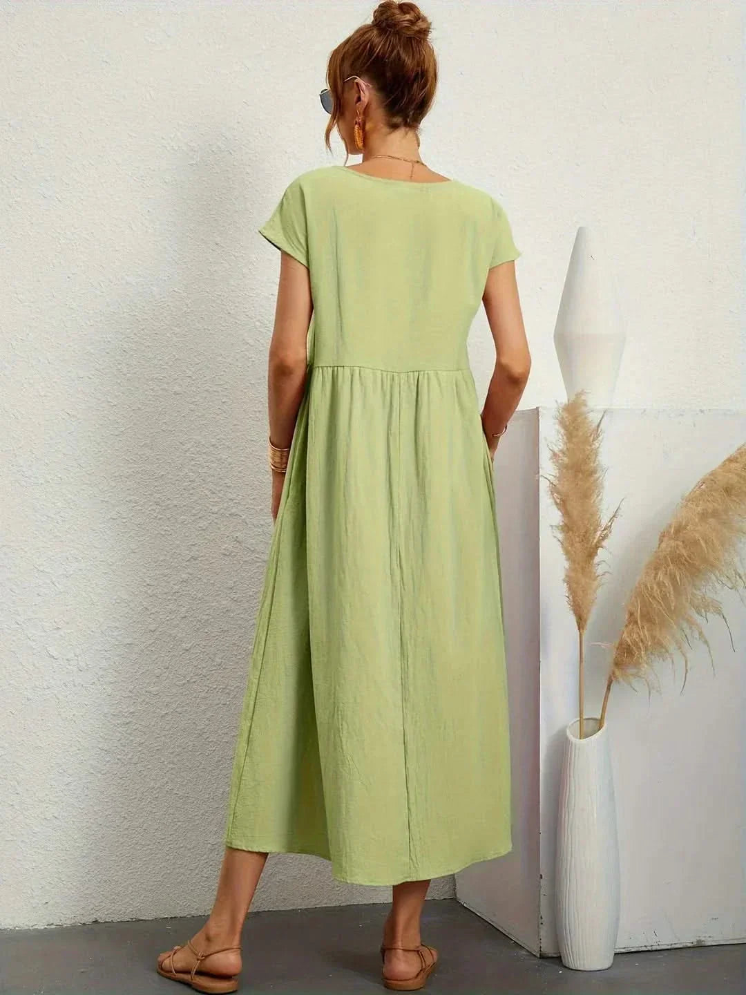 VESTIDO EVA FLUIDO LUXE