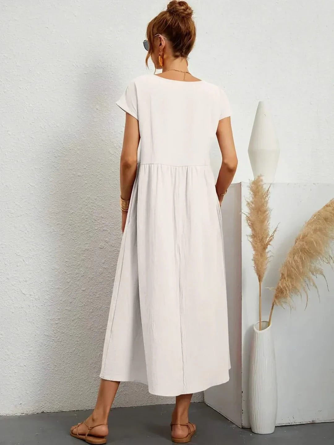 VESTIDO EVA FLUIDO LUXE