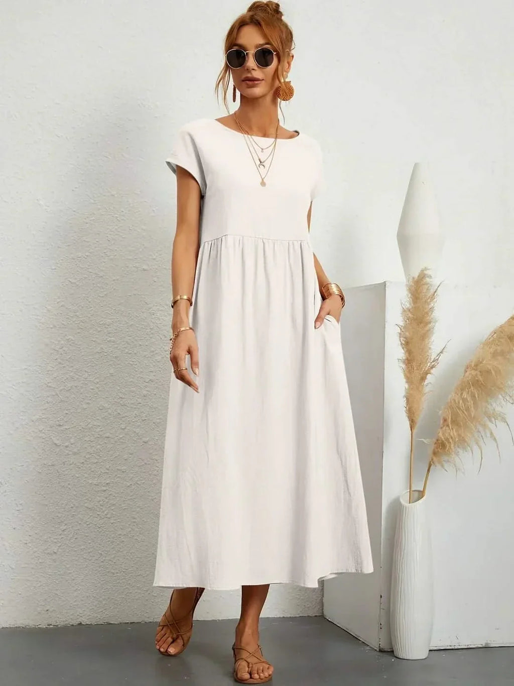 VESTIDO EVA FLUIDO LUXE