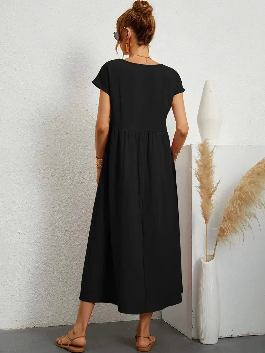 VESTIDO EVA FLUIDO LUXE
