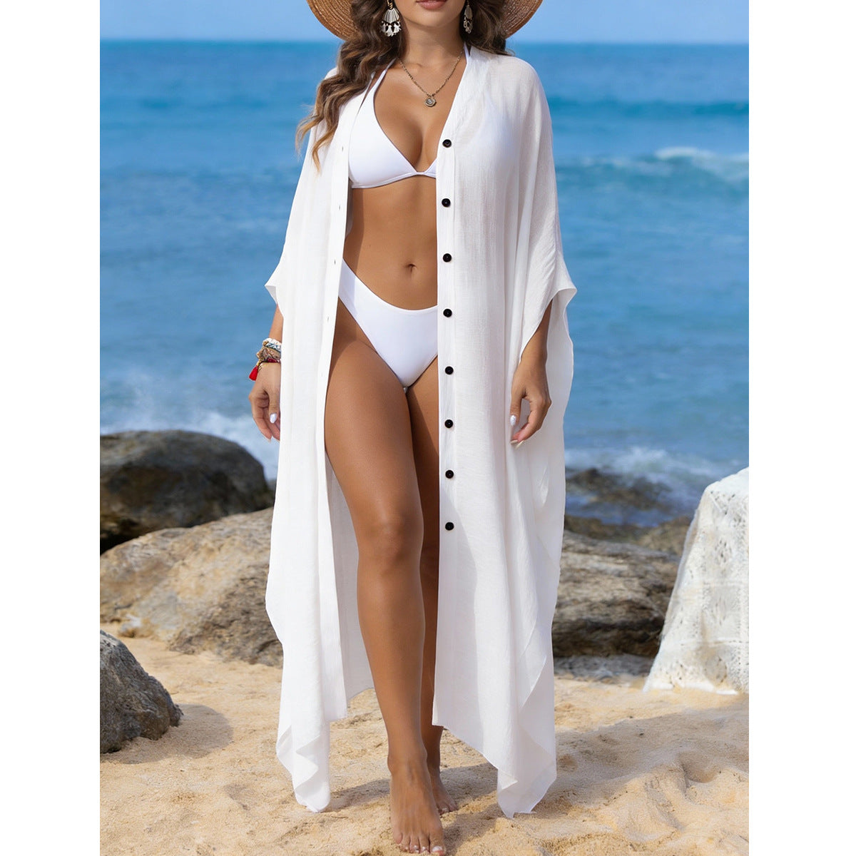 Kaftán Amalfi White