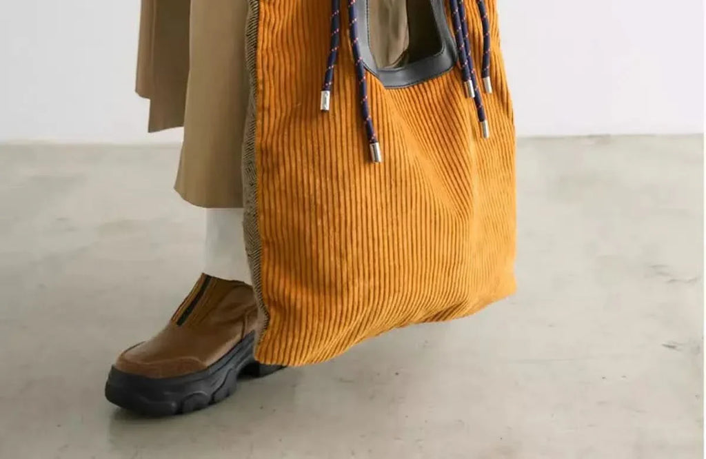 HARRISON CORDUROY TOTE