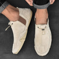 LORENZO GENUINE LEATHER SLIP-ONS
