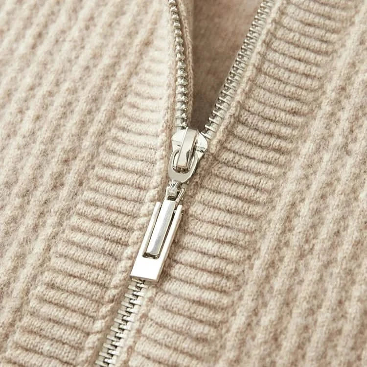 SORRENTO CASHMERE ZIP HOODIE