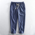 PANTALONES DE LINO A RAYAS ROCCO