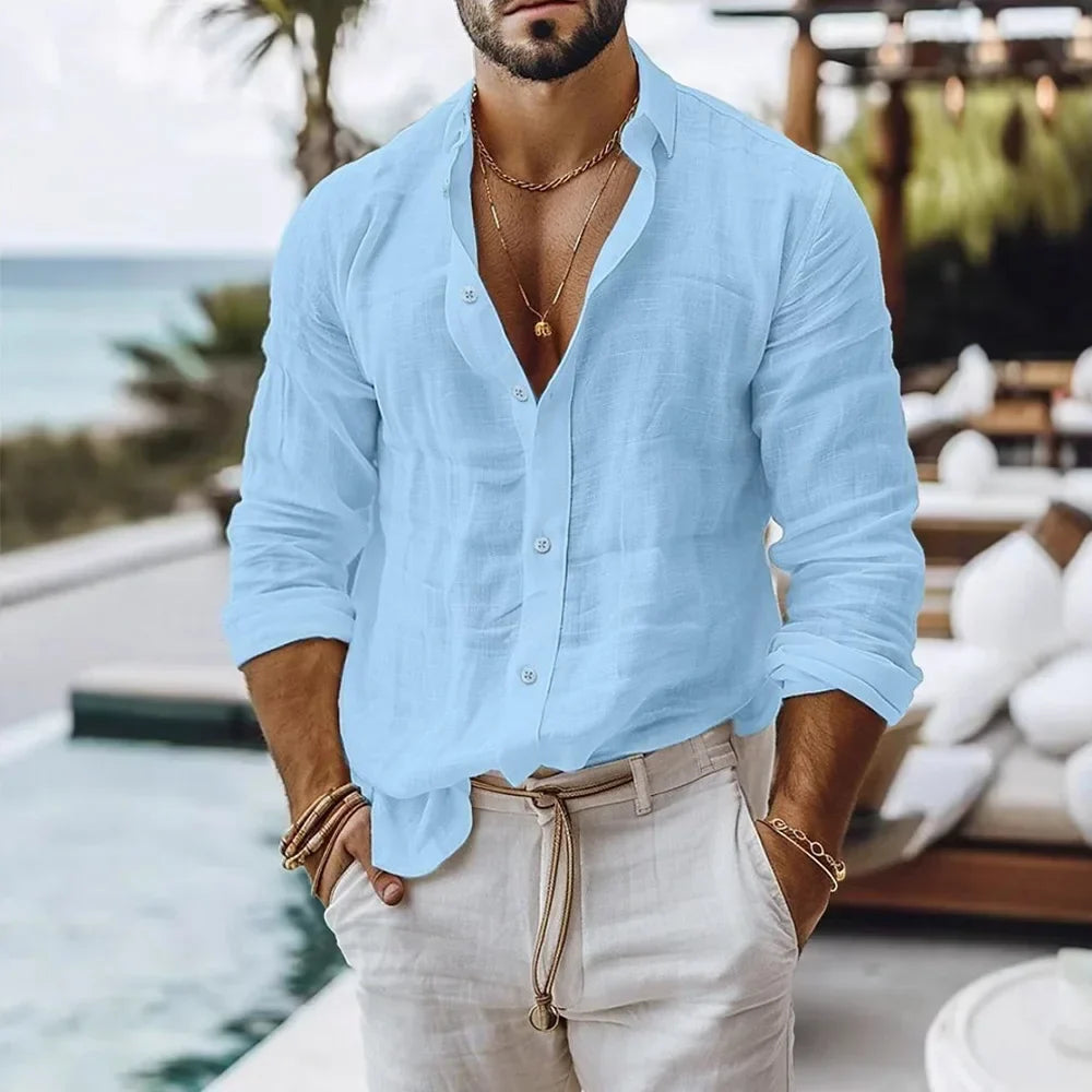 Camisa CAPRI Lino & Algodón Playero