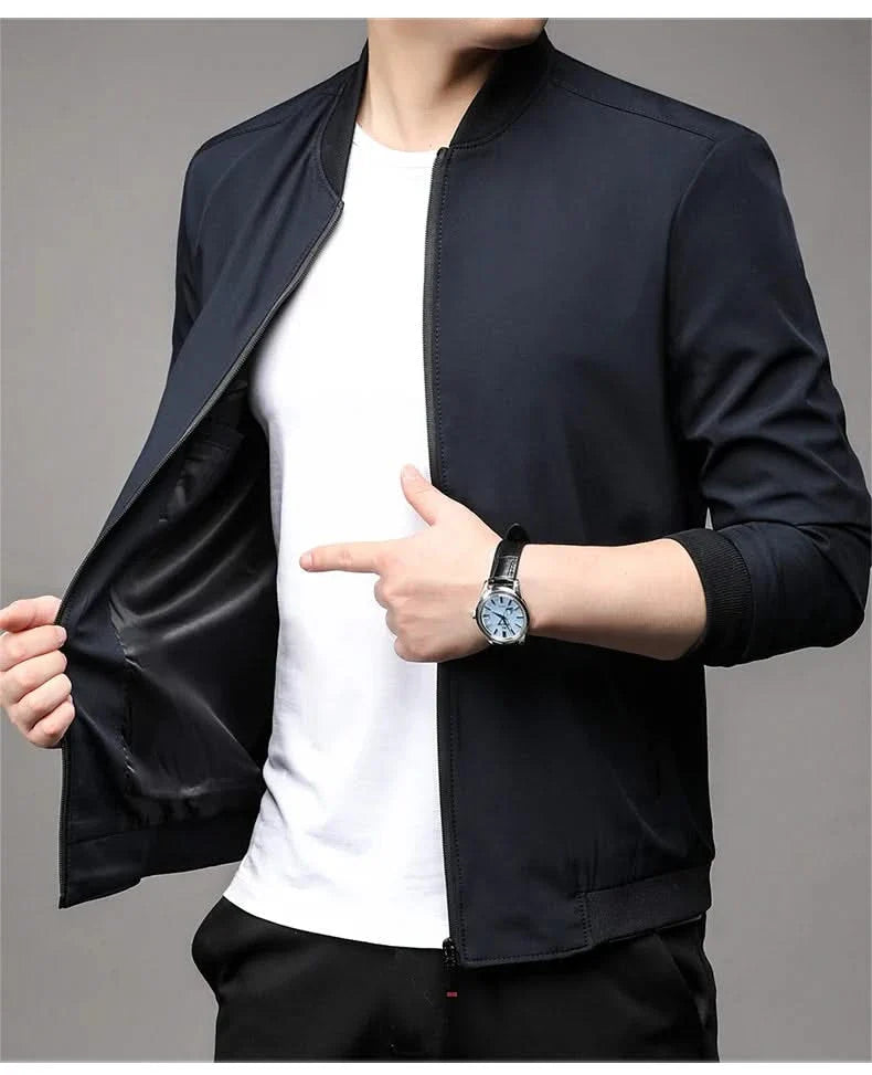 HUDSON STAND-COLLAR BLAZER