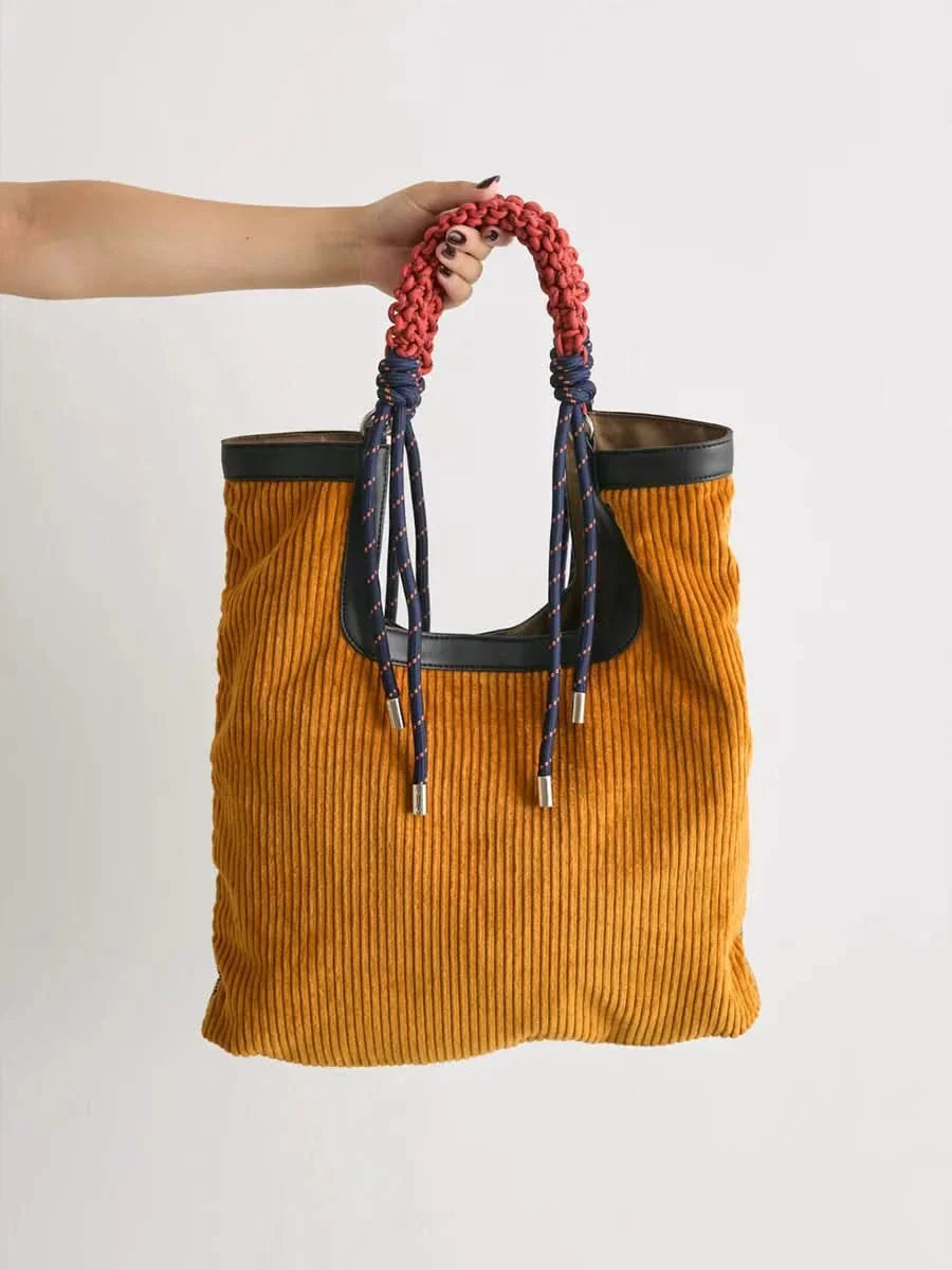HARRISON CORDUROY TOTE