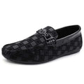 BENSON PLAID LEATHER LOAFERS