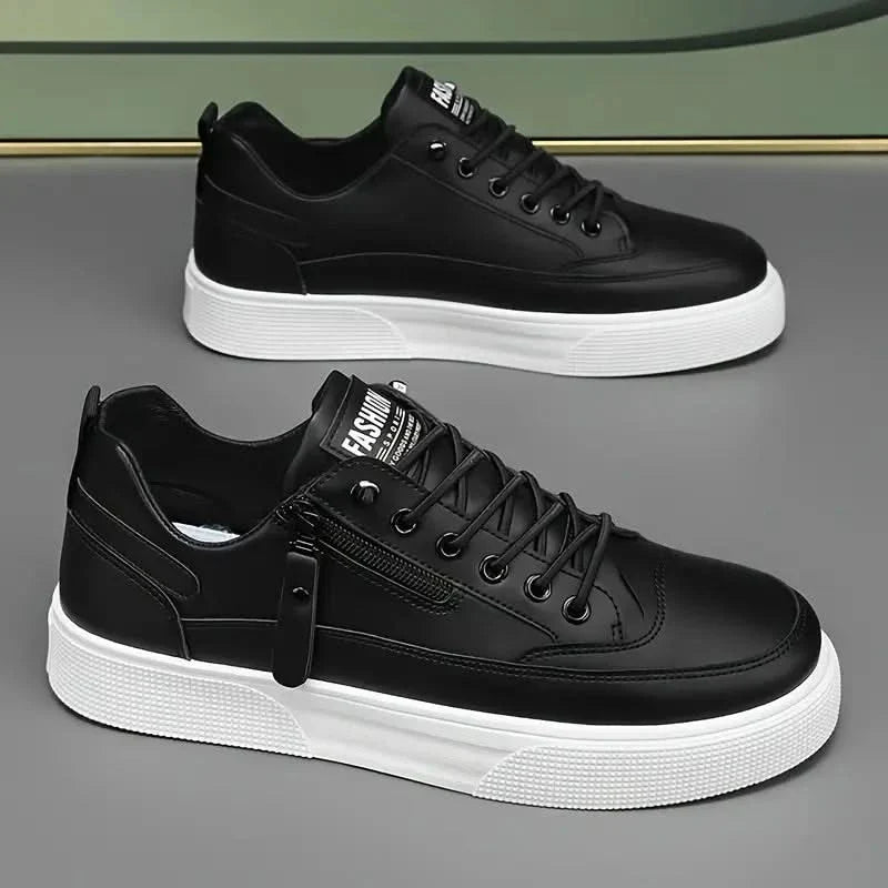 SORRENTO LEATHER TRAINERS