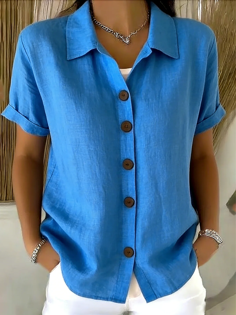 LARA BLUSA MUJER CON BOTONES